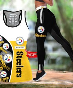 NFL Pittsburgh Steelers Leggings and Hollow Tank Top