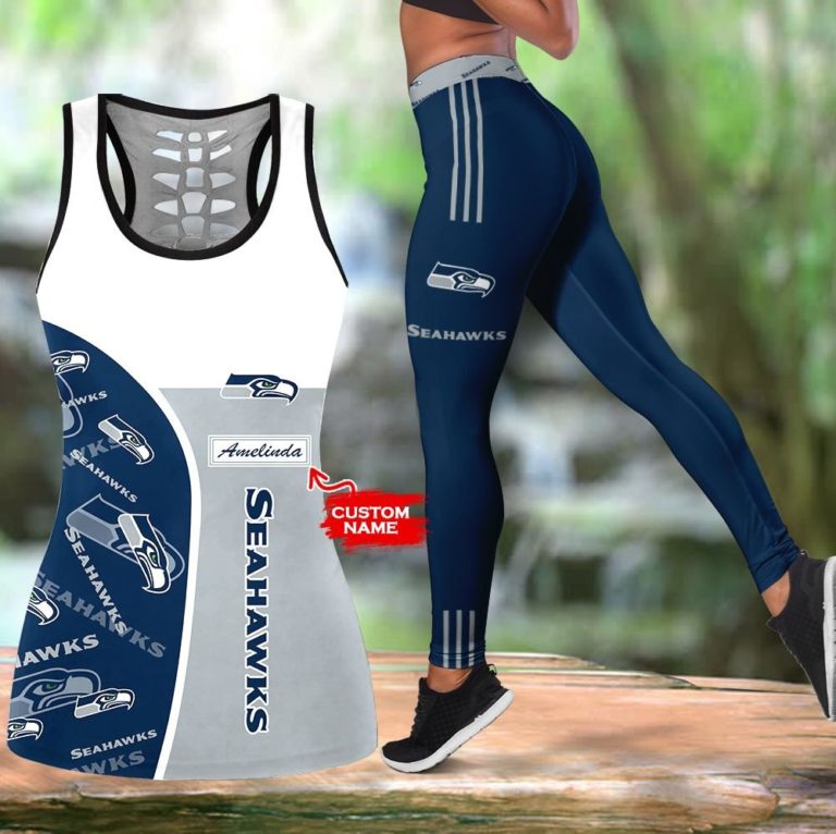 NFL Seattle Seahawks Leggings and Hollow Tank Top