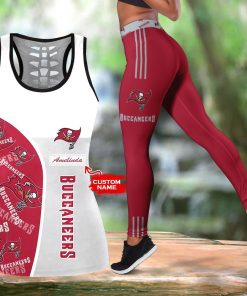 NFL Tampa Bay Buccaneers Leggings and Hollow Tank Top