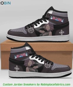 Shihouin Yoruichi Jordan Sneakers Boots, Custom Bleach Shoes Shihouin Yoruichi Jordan Sneakers Boots, Custom Bleach Shoes