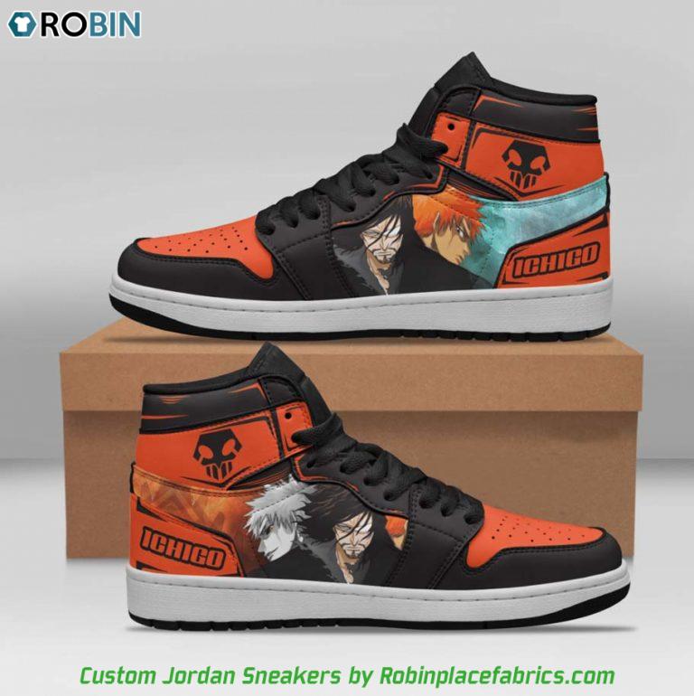 Bleach The War Within Hollow Ichigo Jordan 1 High Sneakers