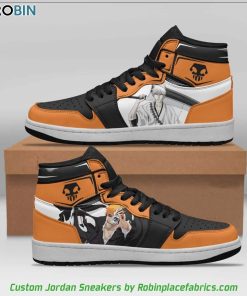 Ichigo Kurosaki – Zangetsu Custom Shoes, Jordan 1 High Sneakers Ichigo Kurosaki – Zangetsu Custom Shoes, Jordan 1 High Sneakers