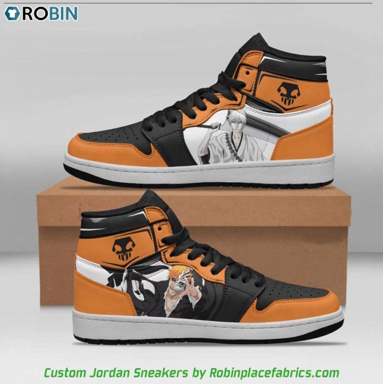 Ichigo Kurosaki – Zangetsu Custom Shoes, Jordan 1 High Sneakers