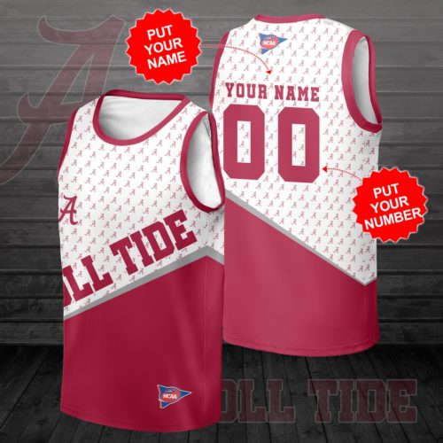 Alabama Crimson Tide Jersey Tank Top and Short RobinPlaceFabrics