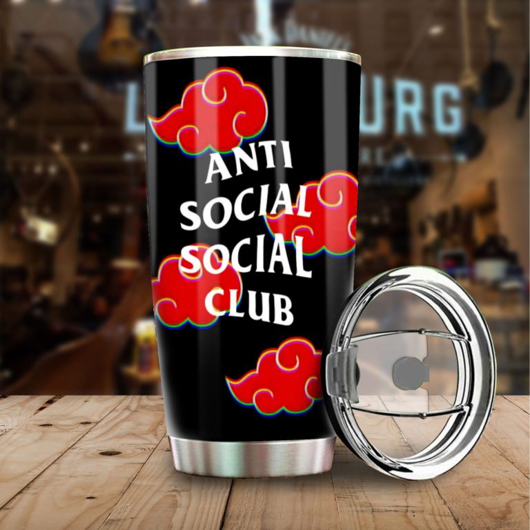 Naruto Akatsuki Anti Social Club Tumbler