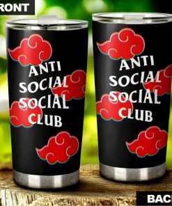 Naruto Akatsuki Anti Social Club Tumbler