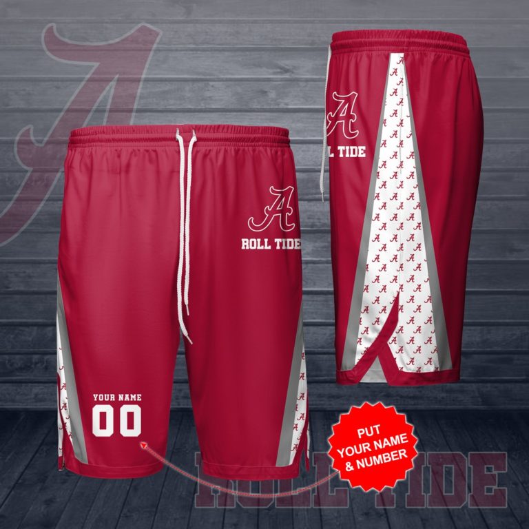 Personalized Alabama Crimson Tide Jersey Tank Top and Short