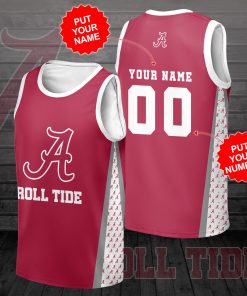 Personalized Alabama Crimson Tide Jersey Tank Top and Short Personalized Alabama Crimson Tide Jersey Tank Top and Short