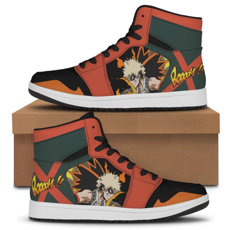 Bakugo Explosion My Hero Academia Sneakers