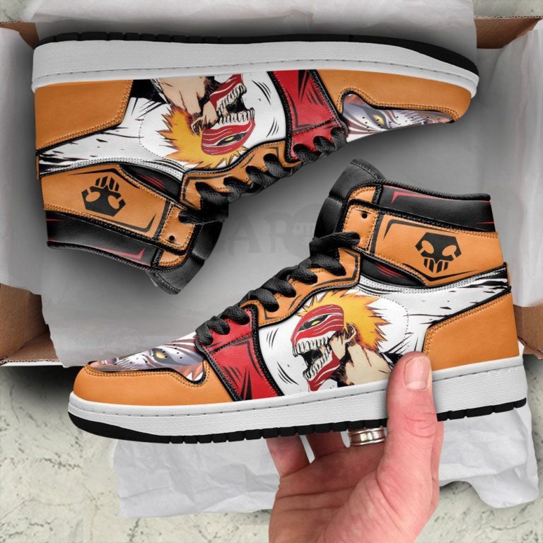 Bleach Anime Shoes – Ichigo Kurosaki Hollow JD 1 High Sneakers
