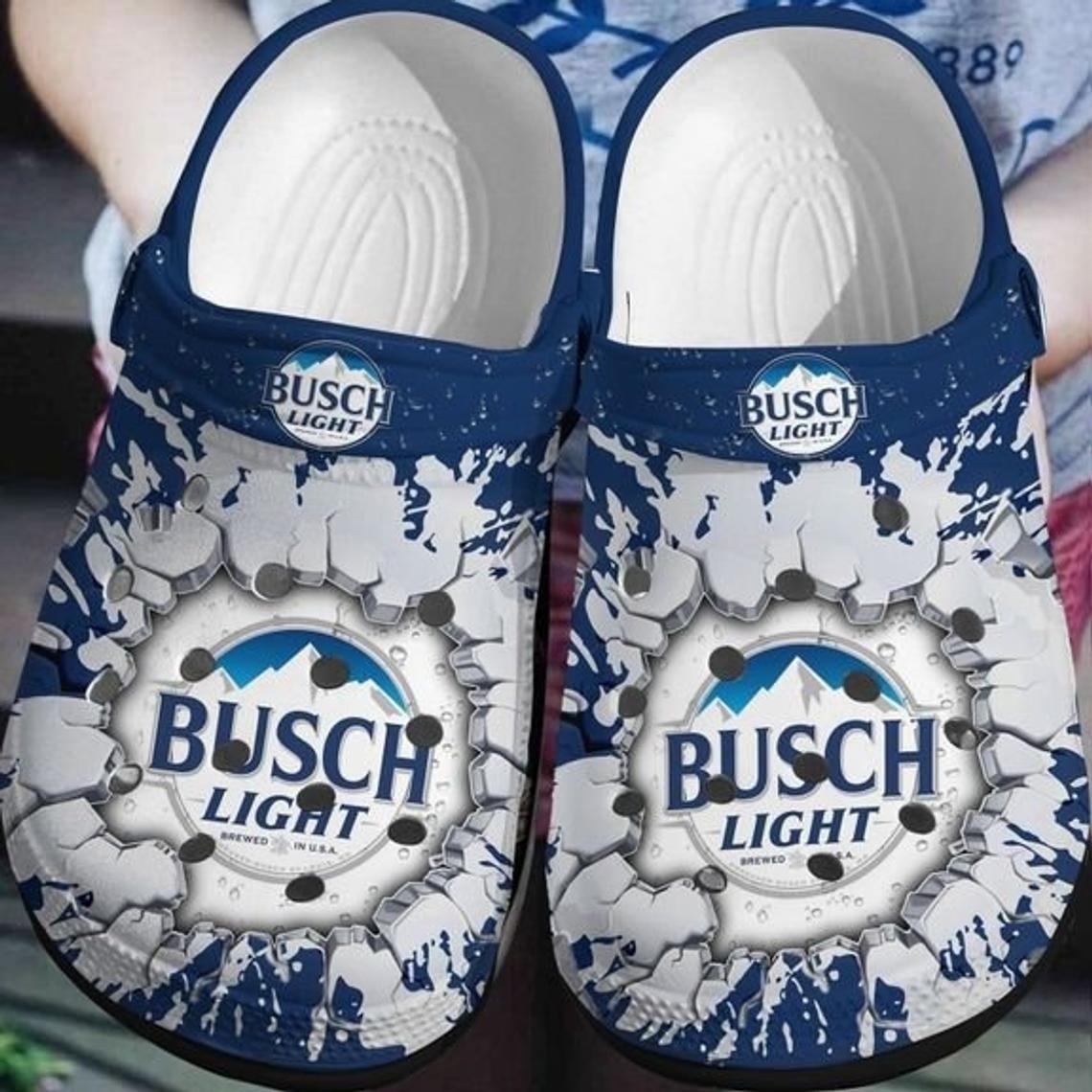 Busch Light Beer Crocs Crocband Clog - RobinPlaceFabrics