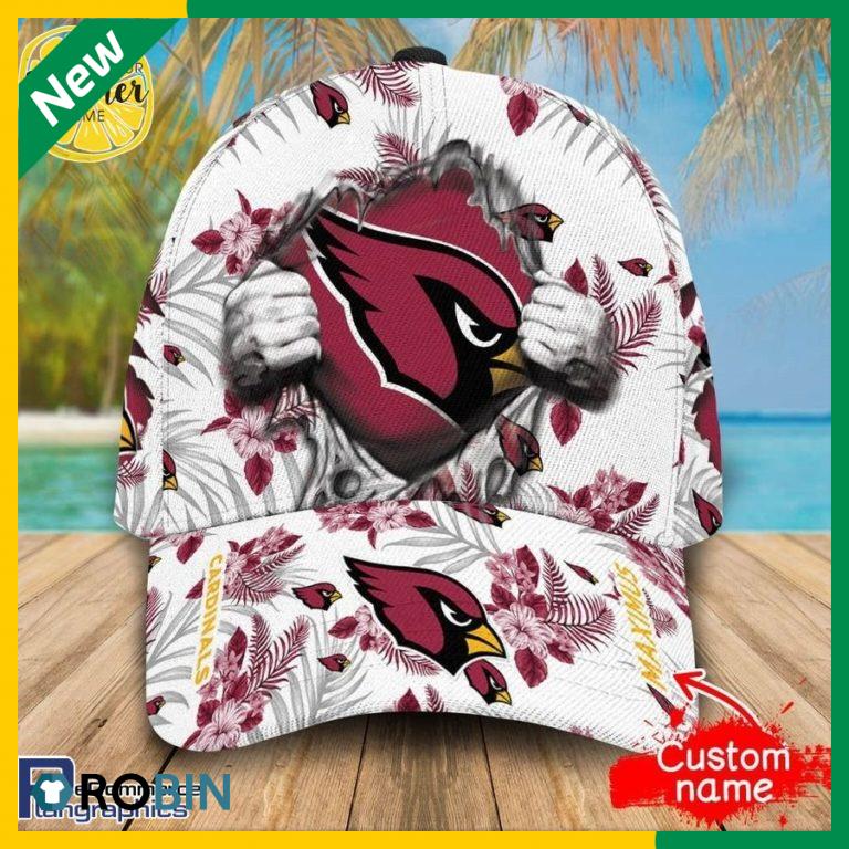Custom NFL Arizona Cardinals All Over Print Hawaii Cap