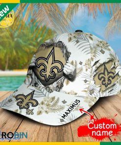 Custom NFL New Orleans Saints 3d Hawaii Cap