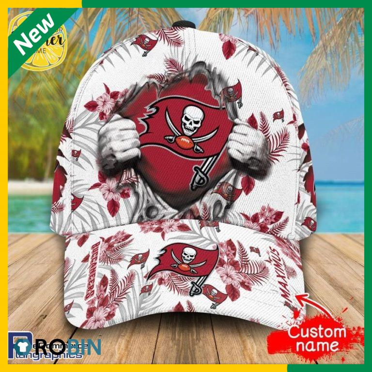 Custom NFL Tampa Bay Buccaneers All Over Print Hawaii Cap