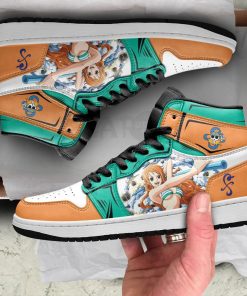 Custom One Piece Nami JD 1 High Sneakers