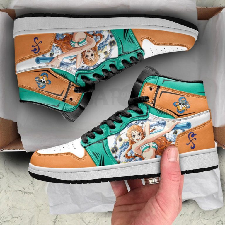 Custom One Piece Nami JD 1 High Sneakers