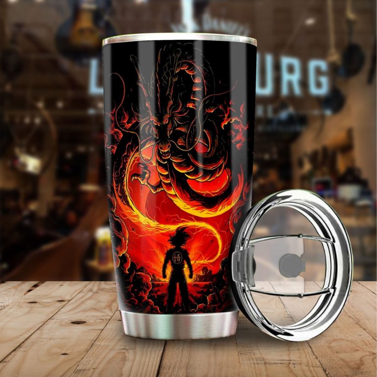 Goku Dragon Ball Shenron 3D Print Tumbler