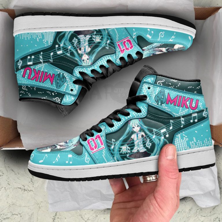 Hatsune Miku Shoes, Hatsune Miku Custom Sneakers Boots