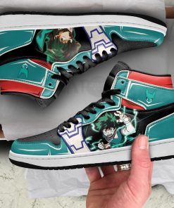 Izuku Midoriya Sneakers Custom My Hero Academia Anime Shoes