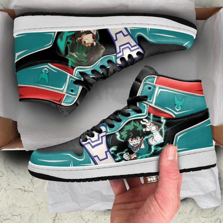 Izuku Midoriya Sneakers Custom My Hero Academia Anime Shoes