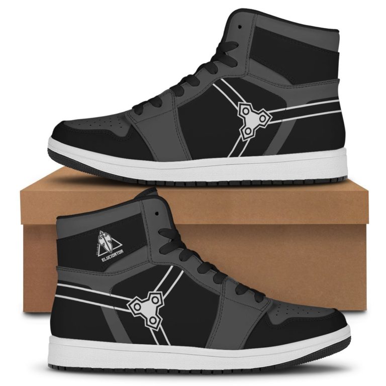 Kirito Elucidator Shoes Custom Anime Sneakers Boots