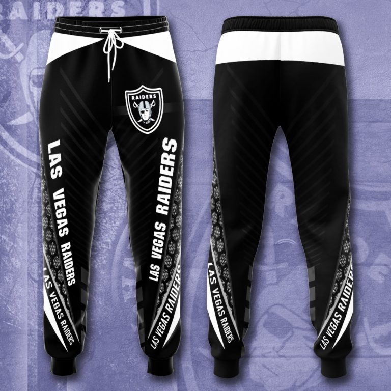 Las Vegas Raiders All Over Print Sweatpants, Joggers