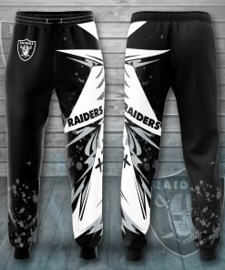 Las Vegas Raiders Football All Over Print Sweatpants, Joggers Las Vegas Raiders Football All Over Print Sweatpants, Joggers