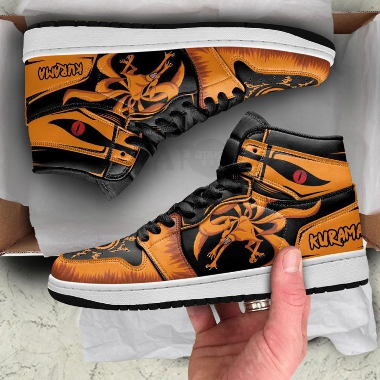 Naruto Kurama Shoes, Nine Tails Beast Sneakers Boots