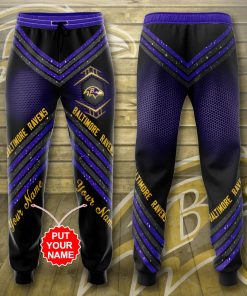 Personalized Baltimore Ravens Sweatpants