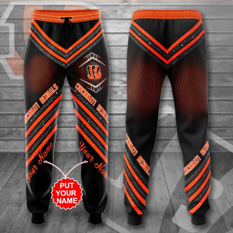 Personalized Cincinnati Bengals Sweatpants
