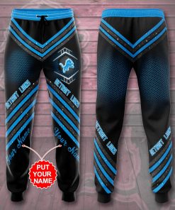 Personalized Detroit Lions Sweatpants, Joggers Personalized Detroit Lions Sweatpants, Joggers