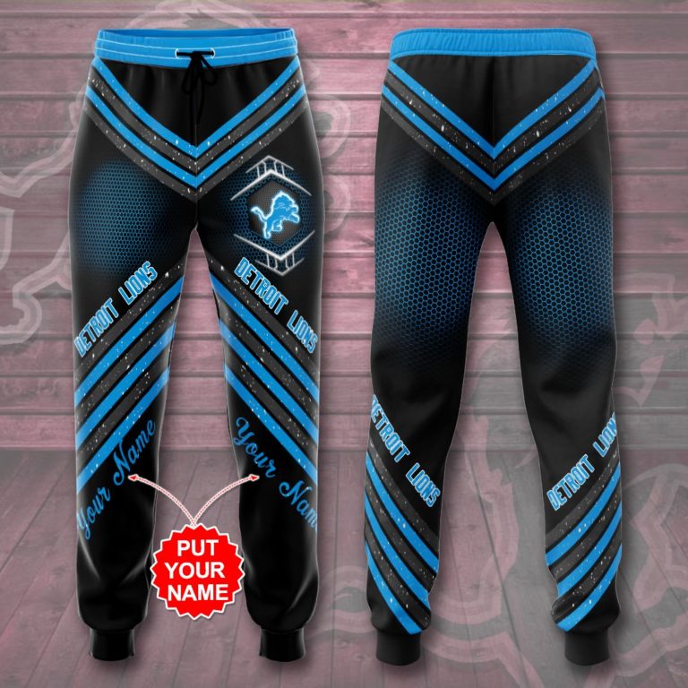 Personalized Detroit Lions Sweatpants, Joggers