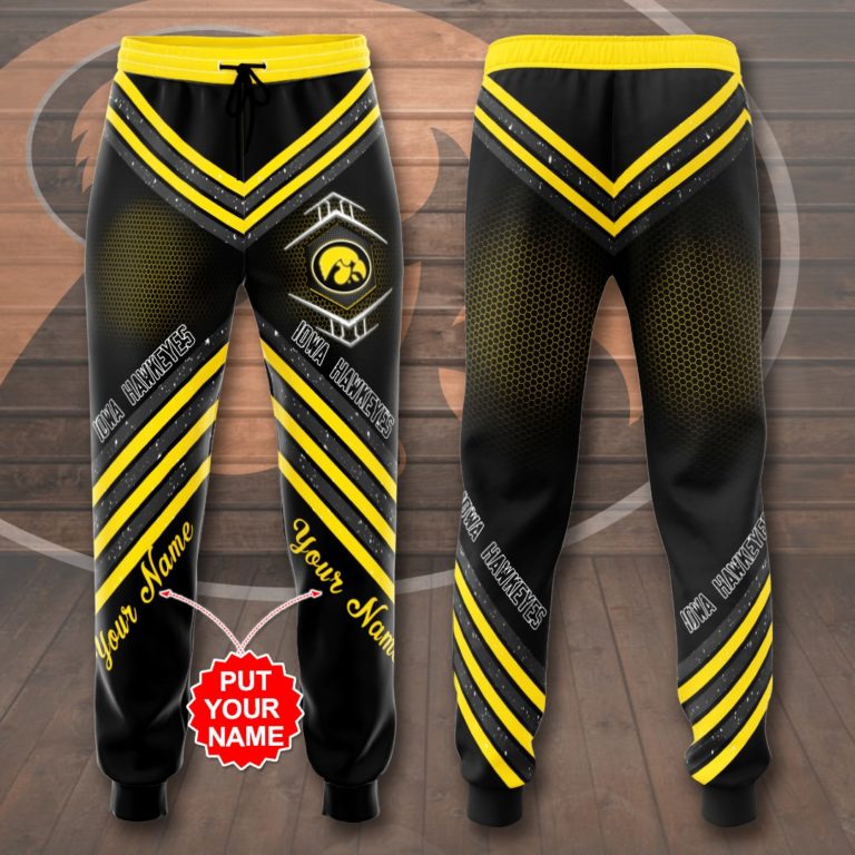 Personalized Iowa Hawkeyes Eagle All Over Print Sweatpants