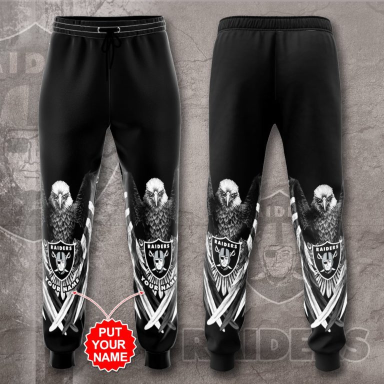 Personalized Las Vegas Raiders Eagle AOP Sweatpants, Joggers