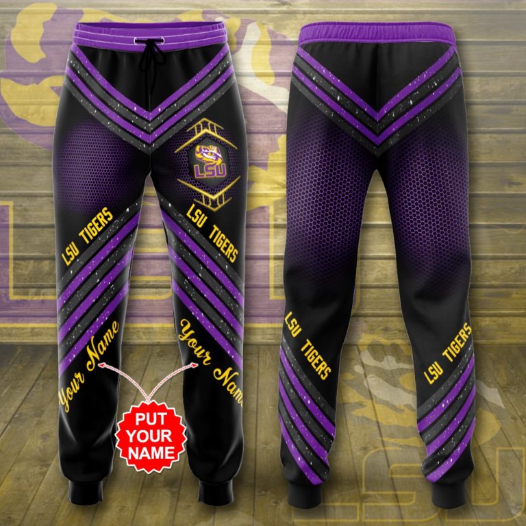 Personalized Lsu Tigers Team Sweatpants, Joggers