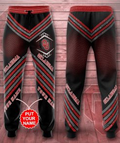 Personalized Oklahoma Sooners All Over Print Sweatpants, Joggers