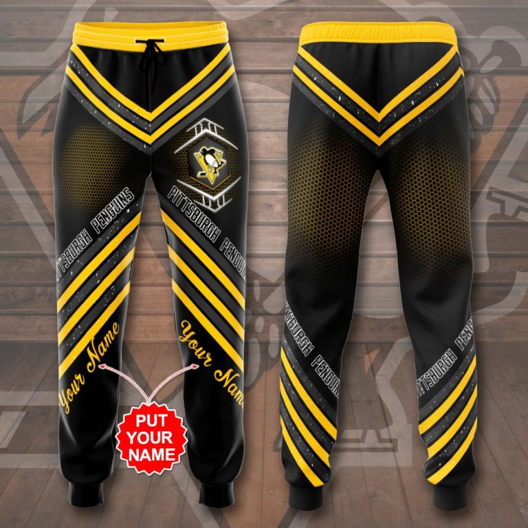 Personalized Pittsburgh Penguins All Over Print Sweatpants, Joggers
