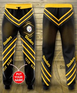 Personalized Pittsburgh Steelers All Over Print Sweatpants, Joggers Personalized Pittsburgh Steelers All Over Print Sweatpants, Joggers