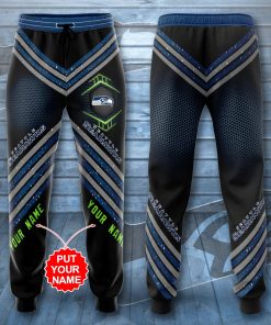 Personalized Seattle Seahawks All Over Print Sweatpants, Joggers Personalized Seattle Seahawks All Over Print Sweatpants, Joggers
