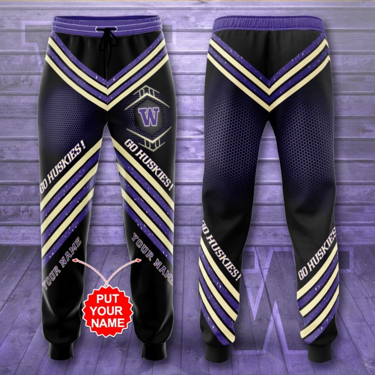 Personalized Washington Huskies AOP Sweatpants