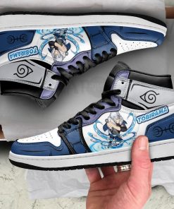 Tobirama Senju Shoes Boots, Naruto Anime Custom Sneakers