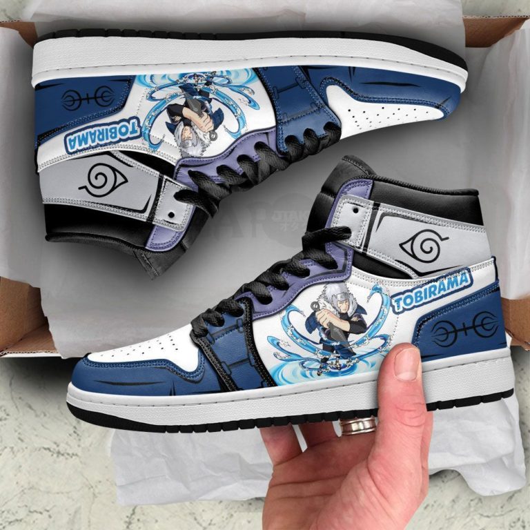 Tobirama Senju Shoes Boots, Naruto Anime Custom Sneakers
