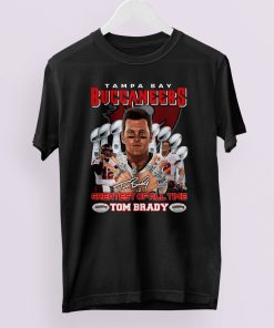 12 Tom Brady Signature Greastest Of All Time Tampa Bay Buccaneers shirt