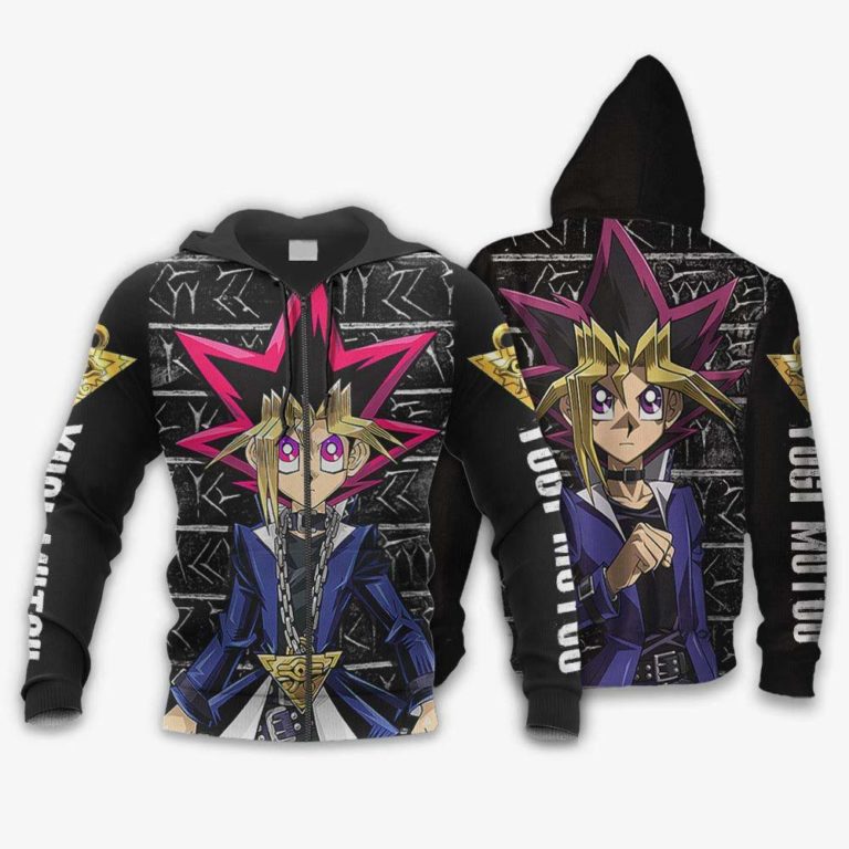 Yugi Mutou Yugioh Anime 3D Full Print Hoodie