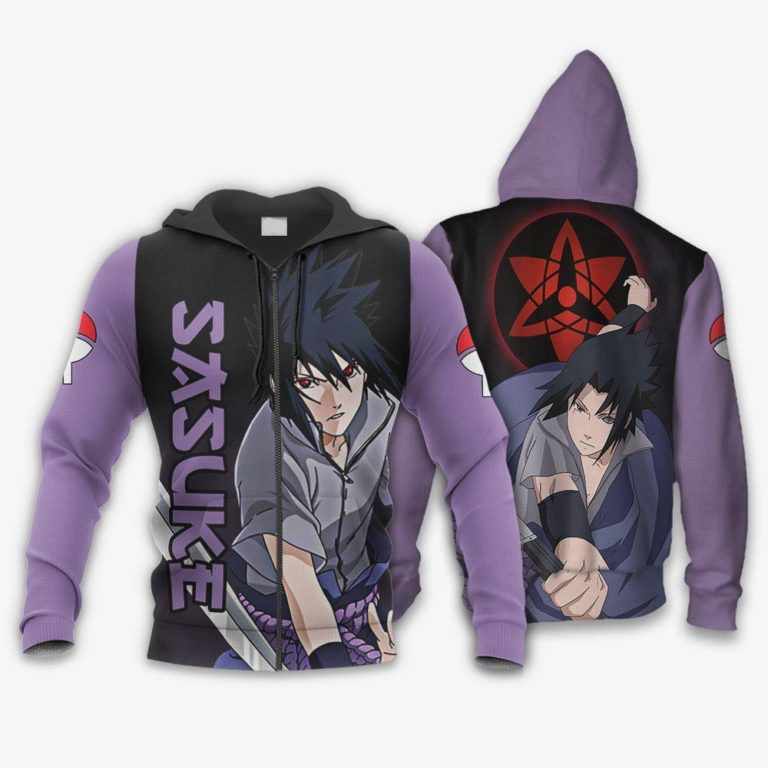 Uchiha Sasuke Sharingan Eyes 3D Full Print Hoodie