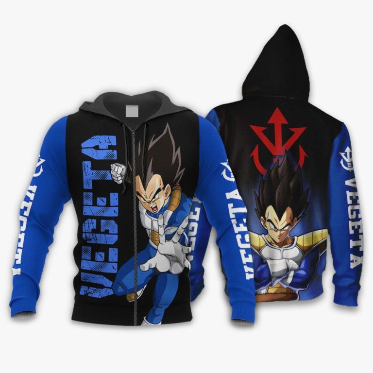 Vegeta Costume Dragon Ball All Over Print Hoodie