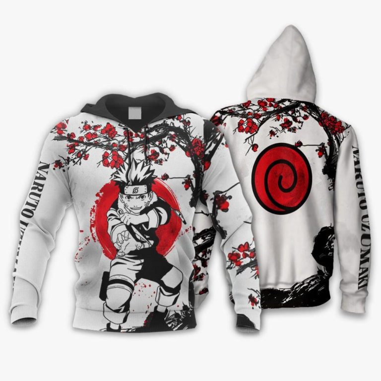 Uzumaki Naruto Japan Style 3D Full Print Hoodie