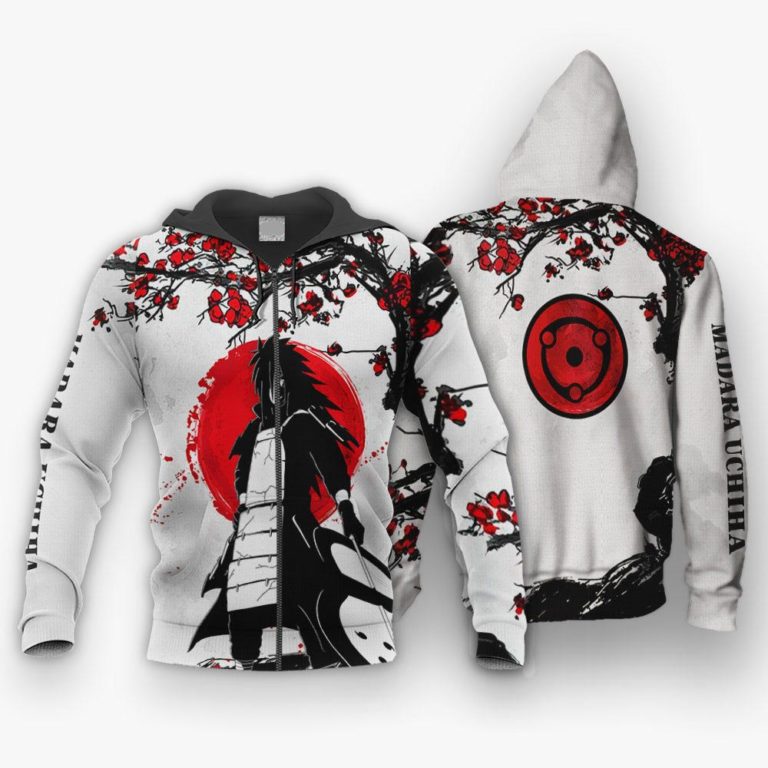Uchiha Madara Japan Style Naruto All Over Print Hoodie