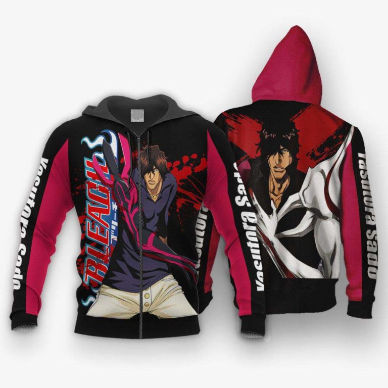 Yasutora Sado Chad Bleach Anime All Over Print Hoodie