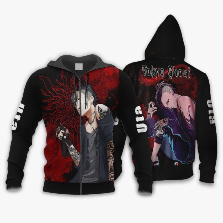 Tokyo Ghoul Uta 3D Full Print Hoodie